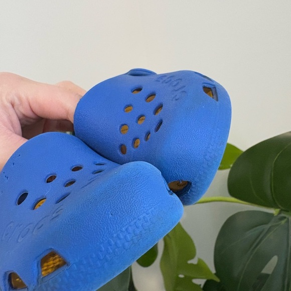 Crocs Blue Unisex Girls Kids Boys Clogs Classic Crocs‎ Size 5 - Picture 7 of 12